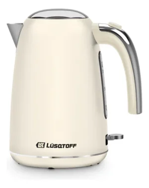 Pava Eléctrica Lusqtoff Vintage Crema 1,7lts.