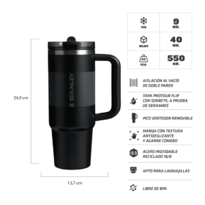 Vaso Stanley Quencher ProTour Flip Straw | 887ml - Imagen 3