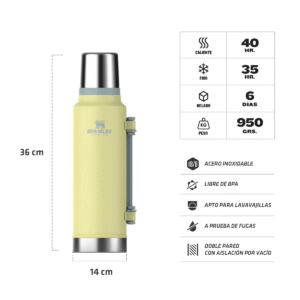 Termo Stanley Clasico Asa Plegable | 1.4 lts. - Imagen 4