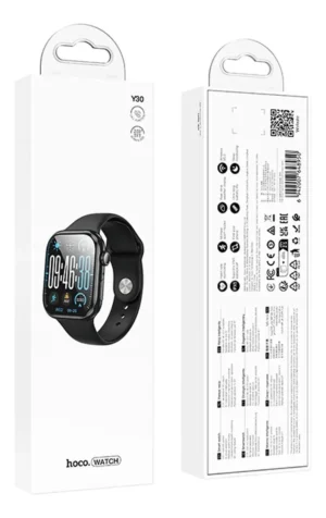 Smartwatch Reloj Inteligente Hoco Y30 Smart Negro - Imagen 4