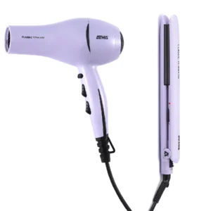 Set Beauty Titanium Secador + Planchita Pelo Atma - Imagen 4