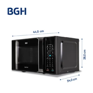 Microondas BGH Digital Negro 20L - Imagen 4