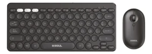 Combo Teclado y Mouse Inalámbrico Soul OCW 200 Negro - Imagen 1