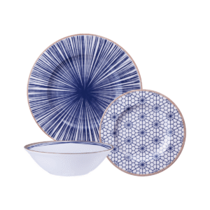 Juego de Platos Abstratta Tramontina de Porcelana Decorada